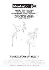 Montarbo VERTICAL PLATE WP 212 Manual De Uso