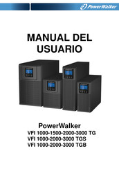 PowerWalker VFI 1000 TGB Manual Del Usuario