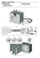 Gaggenau CM 470 Instrucciones De Montaje