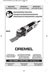 Dremel MM50 Instrucciones De Funcionamiento Y Seguridad