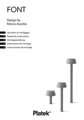 Platek FONT Instrucciones De Montaje