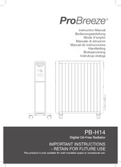 ProBreeze PB-H14 Manual De Instrucciones