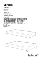 Habitat Edream 917747 Instrucciones De Montaje