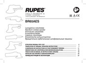 Rupes BR65AES Traducción De Manual De Instrucciones Original