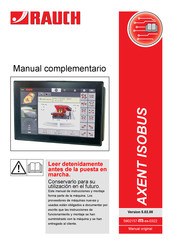 Rauch AXENT ISOBUS Manual Complementario