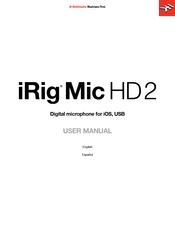 IK Multimedia iRig Mic HD2 Manual Del Usuario