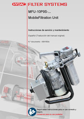 HYDAC FILTER SYSTEMS MFU-10P9S Serie Instrucciones De Servicio Y Mantenimiento