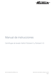 Hettich Rotolavit II Manual De Instrucciones