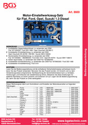 BGS technic 8669 Manual De Instrucciones