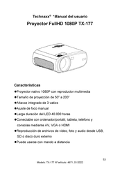 Technaxx TX-177 Manual Del Usuario