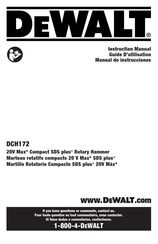 DeWalt DCH172 Manual De Instrucciones