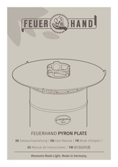 FEUERHAND PYRON PLATE Manual De Instrucciones