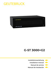 Geutebruck G-ST 3000+ G2 Manual De Instalación