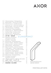 Axor 42801 7 Serie Modo De Empleo/Instrucciones De Montaje