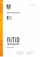 Amate Audio NITID S12 Manual Del Usuario