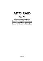 DFI AD73 RAID Manual Del Usuario