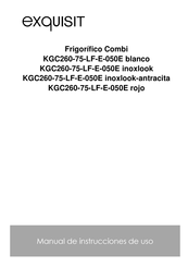 Exquisit KGC260-75-LF-E-050E Manual De Instrucciones De Uso