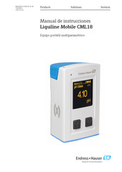 Endress+Hauser Liquiline Mobile CML18 Manual De Instrucciones