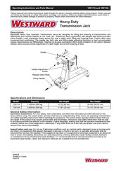 Westward 1ZKY1A Instrucciones De Funcionamiento Y Manual De Piezas