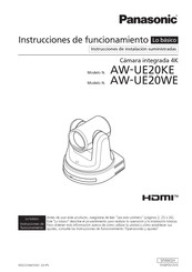 Panasonic AW-UE20WE Instrucciones De Funcionamiento