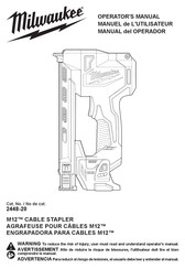 Milwaukee M12 2448-20 Manual Del Operador