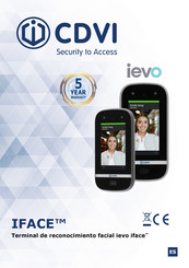 CDVI IFACE Manual De Instrucciones