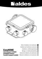 aldes EasyHOME Auto Compact Instrucción De Instalación Y De Mantenimiento