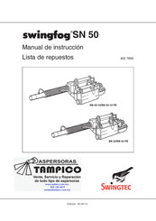 Swingtec swingfog SN 50-10 PE Manual De Instruccion