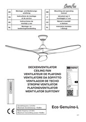 CasaFan Eco Genuino-L Instructions De Montage Et De Service