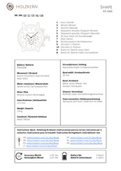 HOLZKERN Shape 44mm Manual De Instrucciones
