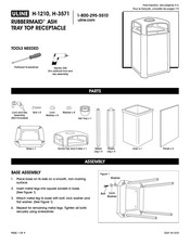 Uline RUBBERMAID H-3571 Manual Del Usuario