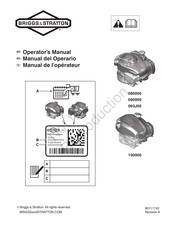 Briggs & Stratton 080000 Manual Del Operario