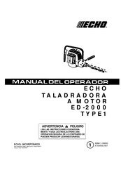 Echo ED-2000 Manual Del Operador