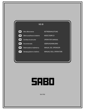 Sabo MS-36 Manual Del Operador