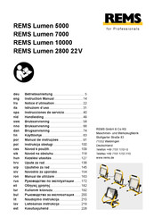 REMS Lumen 7000 Instrucciones De Servicio