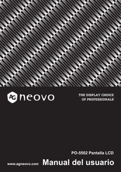 AG Neovo PO-5502 Manual Del Usuario