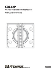 PRESONUS CDL12P Manual Del Usuario