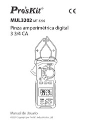 Pro's Kit MT-3202 Manual De Usuario