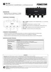 Fonestar CB-119 Manual De Instrucciones