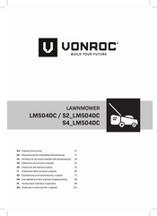 VONROC S2 LM504DC Traducción Del Manual Original