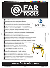 Far Tools TCR 230L Traduccion Del Manual De Instrucciones Originale