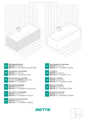 BETTE SILHOUETTE Instrucciones De Montaje