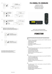 FONESTAR FS-2909U Guía Rápida