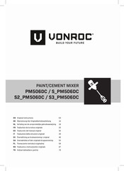 VONROC PM506DC Traducción Del Manual Original