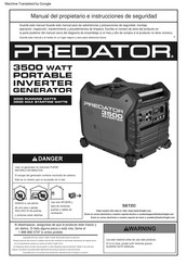 Predator 56720 Manual Del Propietario E Instrucciones De Seguridad