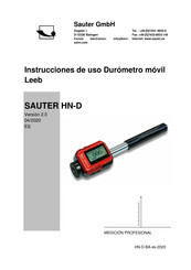 sauter HN-D Instrucciones De Uso