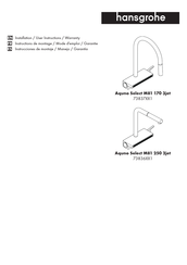 Hansgrohe Zesis M33 150 Eco 2jet 748101 Serie Instrucciones De Montaje / Manejo / Garantía