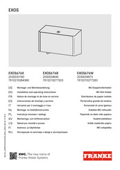 Franke EXOS Serie Instrucciones De Montaje Y Servicio