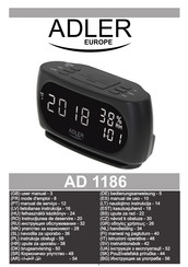 Adler europe AD 1186 Manual De Uso