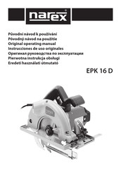 Narex EPK 16 D Instrucciones De Uso